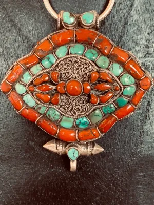 Balancing Turquoise & Coral Mantra Box