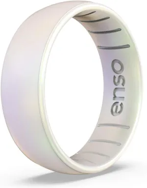Enso Rings Classic Legend Silicone Ring - Made in The USA - an Ultra Comfortable, Breathable, and Safe Silicone Ring - Men's and Women's Silicone Wedding Ring
