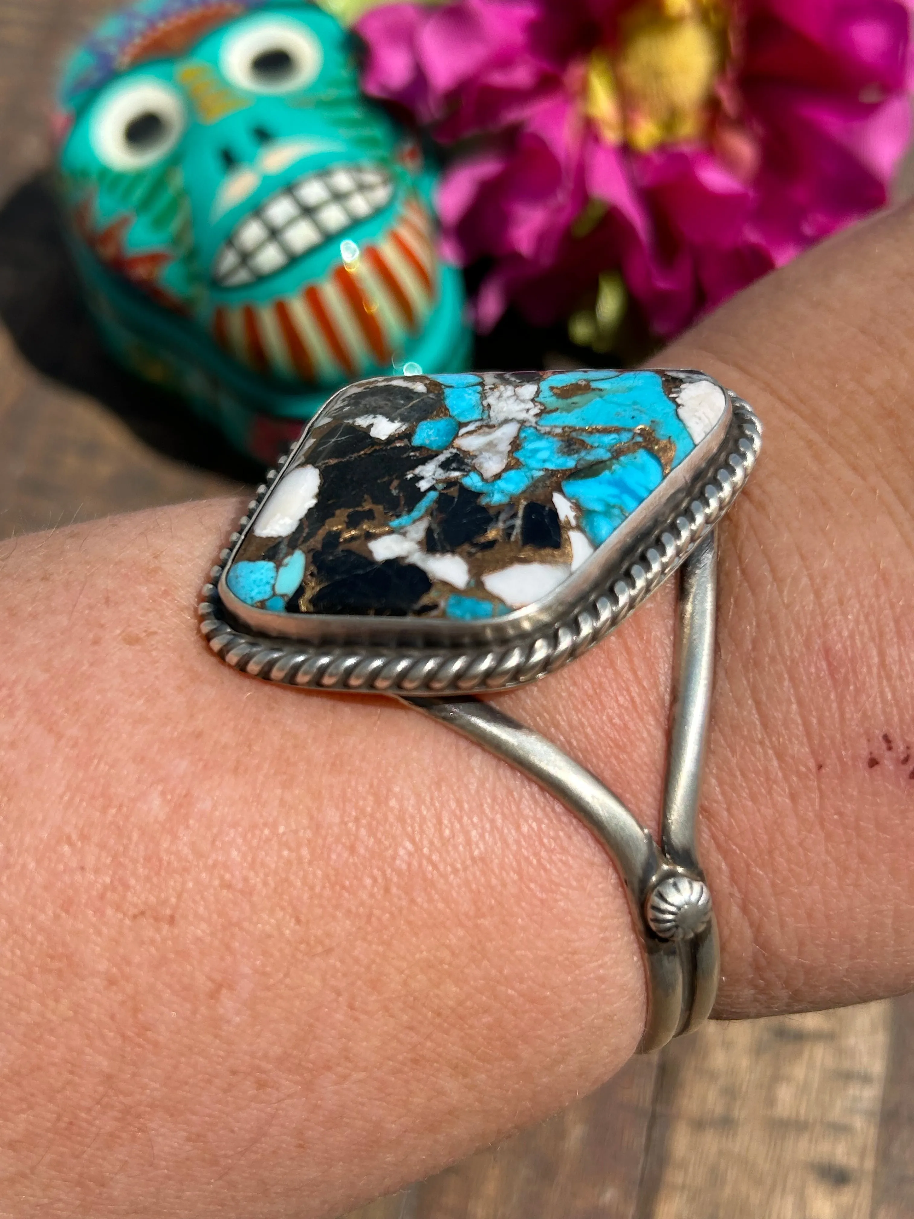 Freeform Spiny Kingman Cuff #2