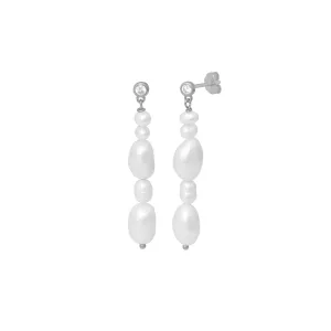 KATE PEARL EARRINGS SILVER