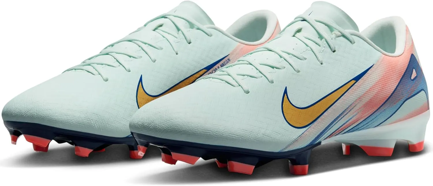 Nike Vapor 16 Academy Mercurial Dream Speed MG Low-Top Soccer Cleats (FZ1388-300, Barely Green/Crimson Pulse/Metallic Gold Coin)