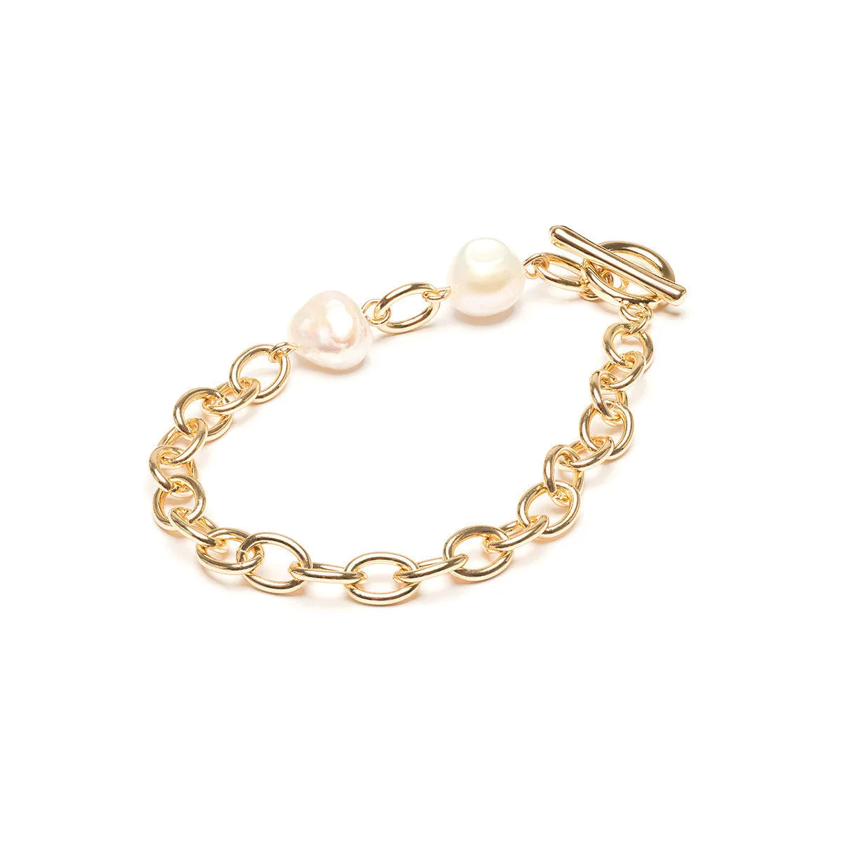 Pearl Charm Bracelet