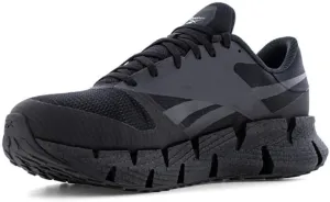 Reebok Work Men's Reebok FloatZig Work Composite Toe Slip Resistant Shoe, Black, 10