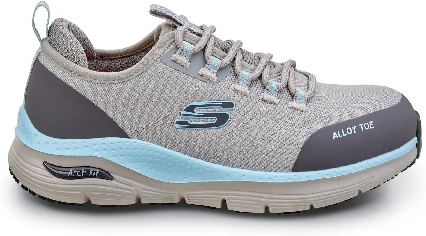 Skechers Work Arch Fit Sadie, Women's, Athletic Style, Alloy Toe, EH, MaxTrax Slip Resistant, Work Shoe