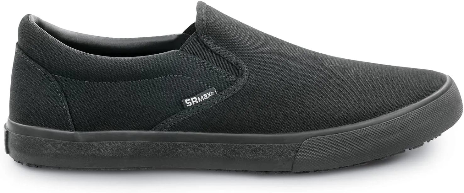 SR Max Southport, Women's, Black, Skate Style, MaxTrax Slip Resistant, Soft Toe Work Shoe