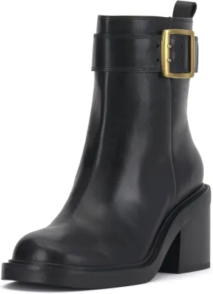 Vince Camuto Women's Bembonie Stacked Heel Bootie Ankle Boot