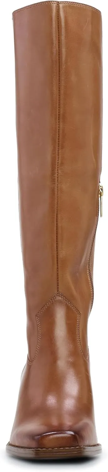 Vince Camuto Women's Sangeti Stacked Heel Knee High Wide Calf Boot Fashion